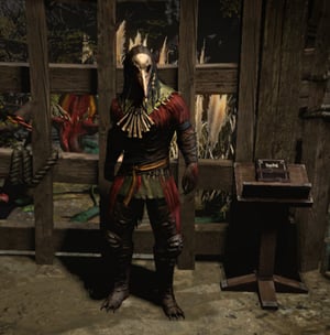 This is the Avatar Image for the Einhar (Path of Exile) AI Voice and Text to Speech Generator
